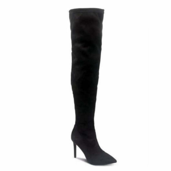 Thalia Sodi Rominaa Over-the-Knee Boots Black -9.5 - Picture 2 of 4